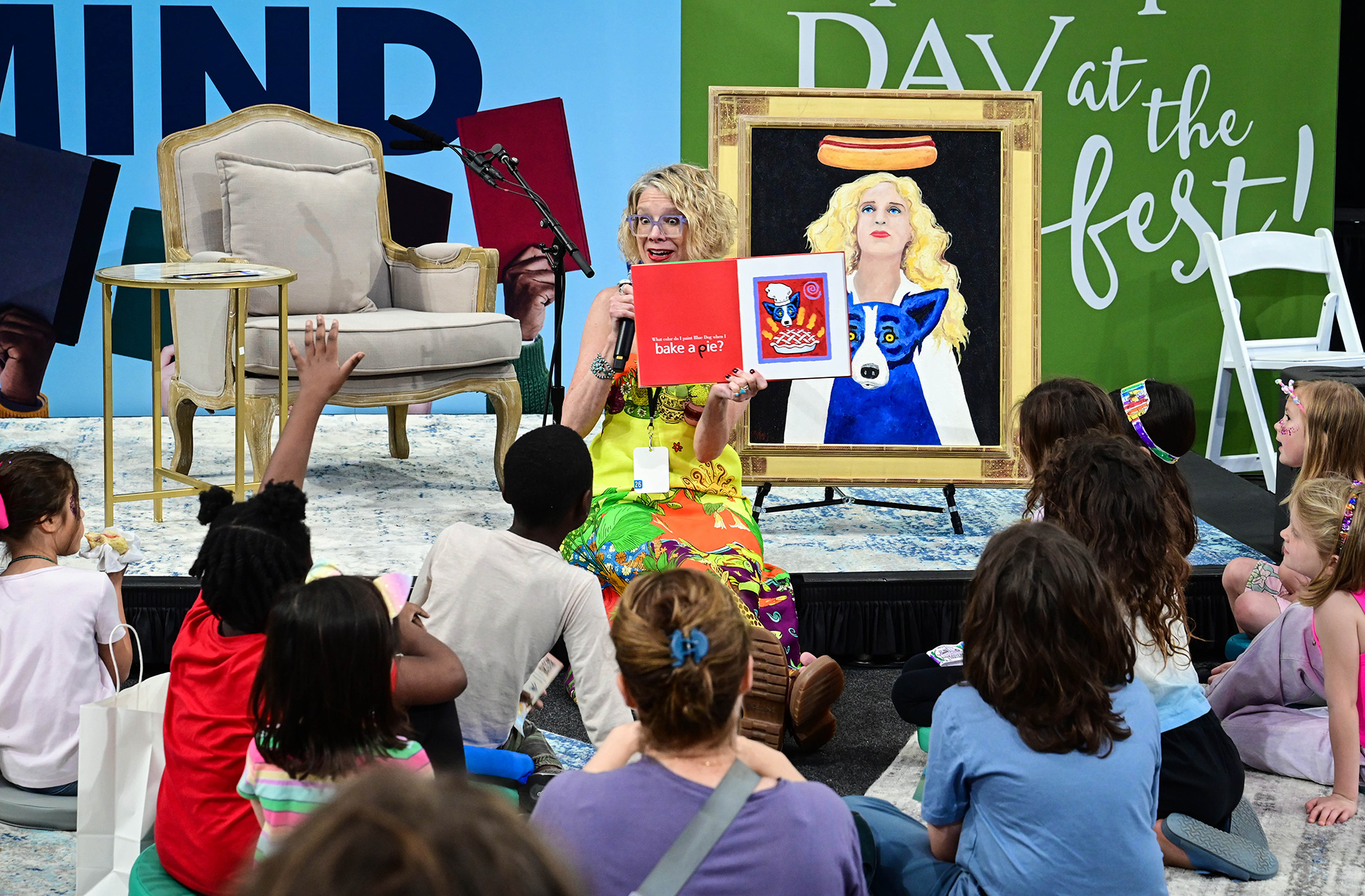 Family Day reading at the New Orleans Book Festival