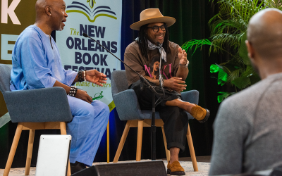 Cebo Campbell and Daniel Black at the 2025 New Orleans Book Festival